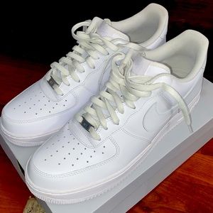 Authentic White Nike Air Force 1s
